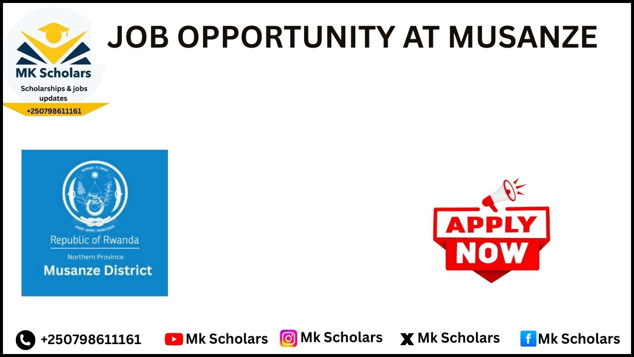JOB OPPORTUNITY AT MUSANZE
